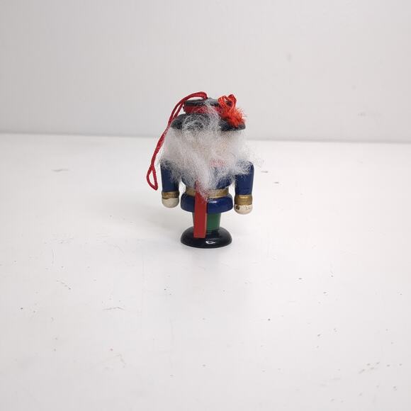 Nutcracker Lot Of 6 Christmas Ornaments Wood Painted Vtg. 2.5” - Picture 9 of 13